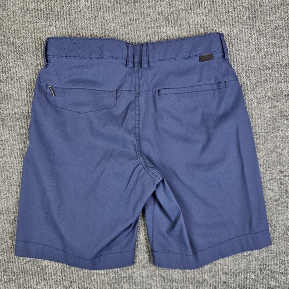 The North Face Tech Performance Chino Shorts Men 32 Blue Stripe Regular Nylon 9" - Picture 8 of 8